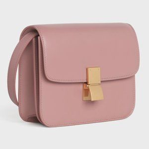 Classic Box Teen Classic In Antique Rose Calfskin